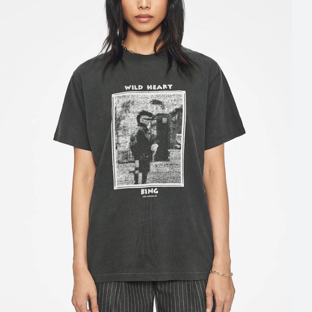 Anine Bing Wild Heart Tee